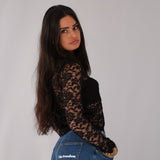 Top en dentelle seconde main