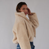 Veste croc top moumoute