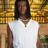 Pull sans manche French Money